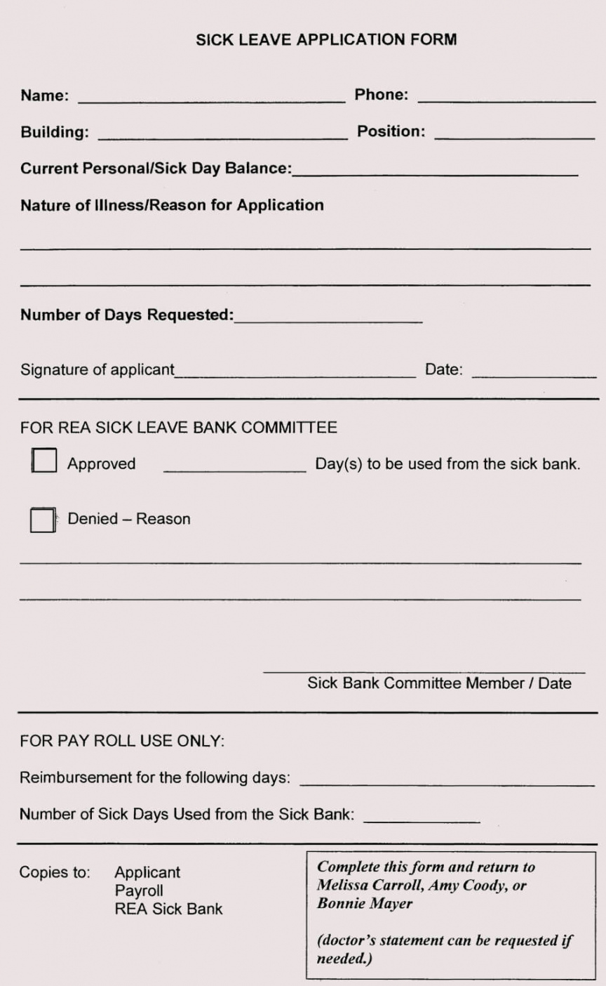 printable blank leave application form templates 8 pdf samples doctor application form template example
