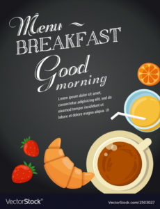 sample breakfast menu template breakfast menu template excel