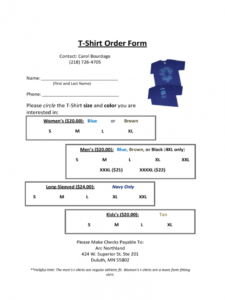 Tshirt Order Form 6 Free Templates In Pdf Word Excel T Shirt Pre Order ...