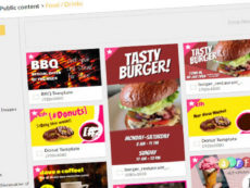 editable 15 free new templates for your digital menu board fast food menu board template word