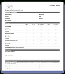 editable 70 free employee performance review templates  word pdf new hire evaluation form template