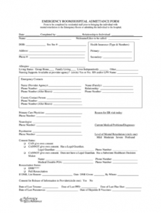 editable hospital admittance form  fill out and sign printable pdf template   signnow hospital admission form template