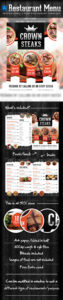 free menu graphics designs &amp;amp; templates from graphicriver bbq catering menu template doc