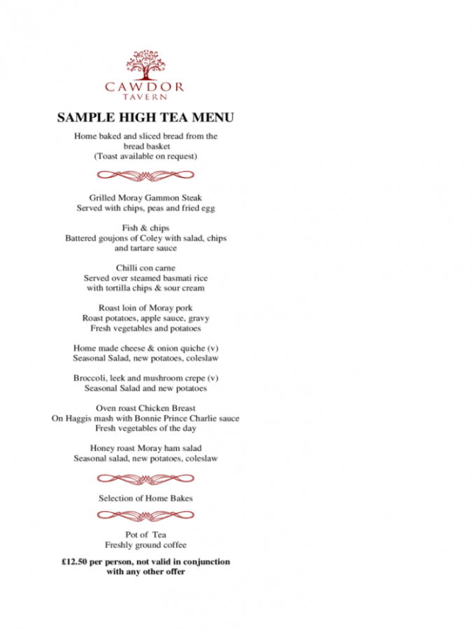 High Tea Menu Template 2 Free Templates In Pdf Word Tea Party Menu 