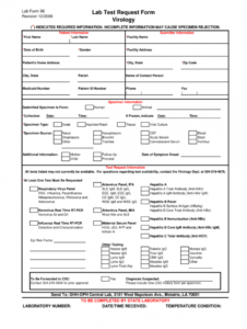 sample laboratory test request form pdf  fill out and sign printable pdf template   signnow laboratory requisition form template doc