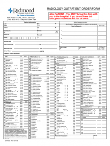 printable x ray order form template fill out and sign printable pdf