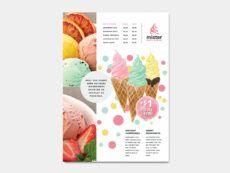 a4 ice cream postermenu template in psd ai &amp;amp; vector ice cream menu template sample