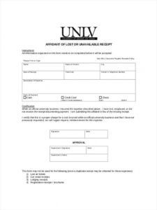 editable free 7 lost receipt forms in ms word  pdf  excel missing receipt form template excel