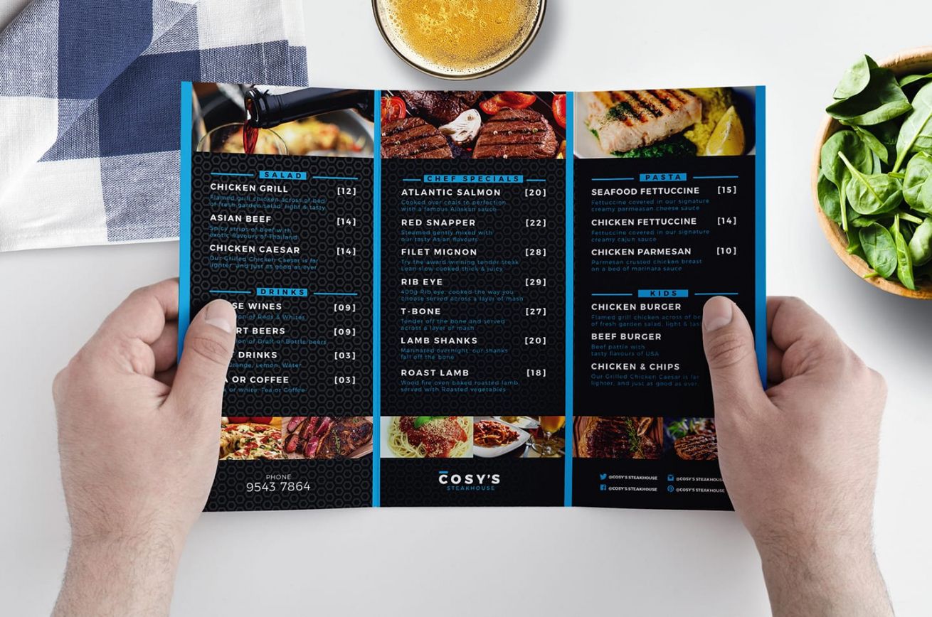 Menu Board Design Templates Free