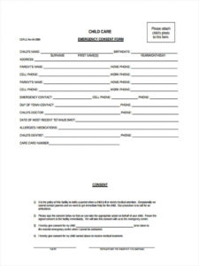 free free 8 sample emergency consent forms in pdf  ms word emergency medical release form template excel