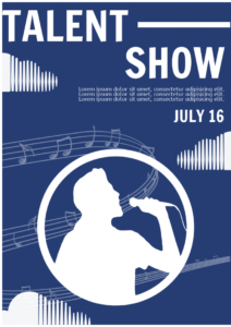 free talent show flyer  flyer template talent show poster template doc