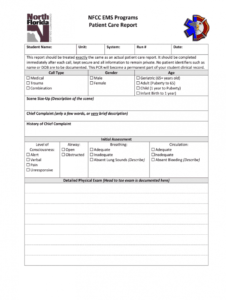 patient care report template doc  fill out and sign printable pdf template   signnow patient report form template word
