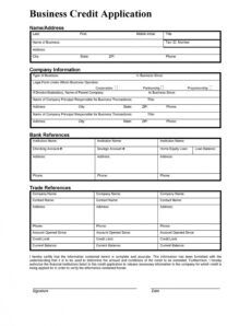 printable 40 free credit application form templates &amp;amp; samples customer application form template word