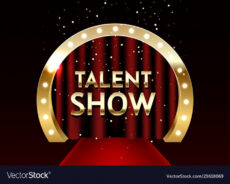 printable talent show poster template e royalty free vector image talent show poster template pdf