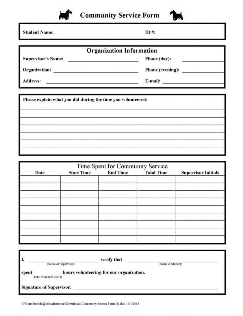 Equipment Rental Request Form Template