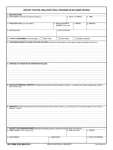 20132021 form dd 2708 fill online printable fillable jail release form template doc