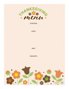 editable 35 awesome thanksgiving menu templates ᐅ templatelab thanksgiving day menu template