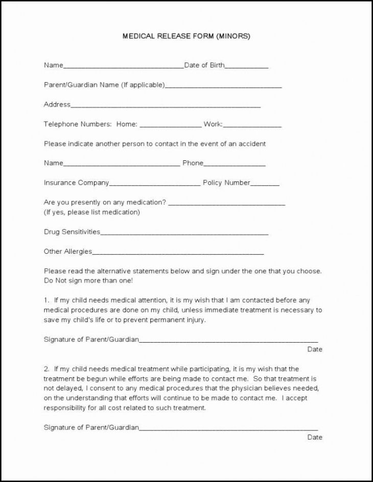 Medical History Request Form