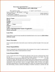 editable template horse lease agreement template horse lease horse lease form template word