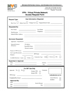 editable vpn request form  fill out and sign printable pdf template  signnow new user account request form template doc