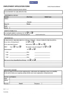 free 50 free employment  job application form templates child care employment application form template sample
