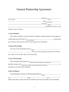 free printable partnership agreement pdf  fill online printable partnership application form template sample