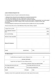 printable 43 free leave of absence letters work &amp;amp; school ᐅ templatelab medical leave of absence form template