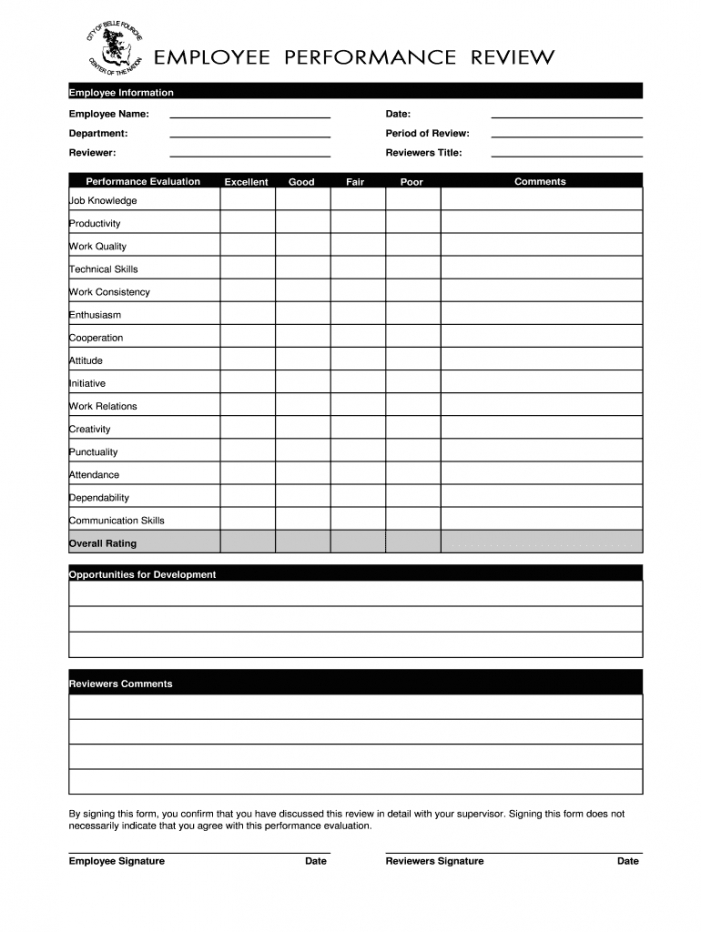 printable employee evaluation template  fill out and sign printable pdf template   signnow employee appraisal form template doc