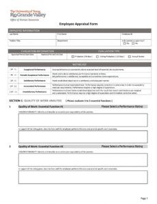 printable free 14 employee appraisal forms in pdf  excel  ms word employee appraisal form template pdf