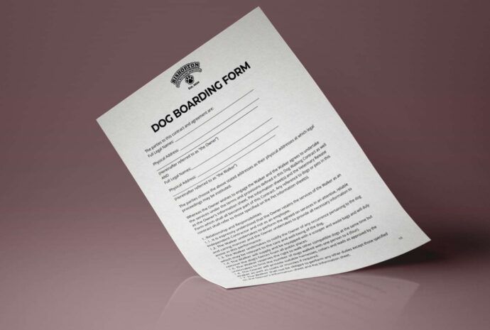 Pet Boarding Information Sheet