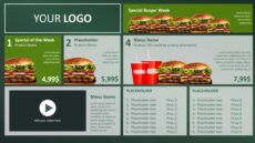 sample digital menu board powerpoint design • presentationpoint digital menu boards template excel