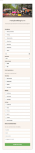 sample httpsformgetformspartybookingform  formget party booking form template excel