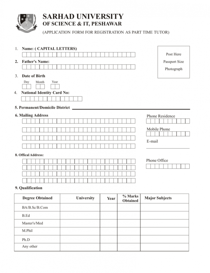 tutor registration form tutoring registration form template sample
