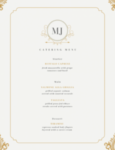 60 best menu templates for restaurants &amp;amp; coffee shops elegant menu template word