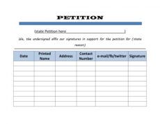 editable 30 petition templates  how to write petition guide petition signature form template sample