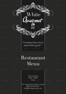 editable elegant menu design template in psd word publisher elegant menu template sample