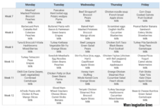 editable sample home daycare lunch menus  where imagination grows elementary school lunch menu template excel