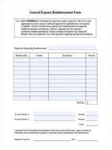 free 20 expense reimbursement forms in pdf  ms word  excel reimbursement request form template example