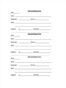free 7 petty cash requisition forms in pdf fund request form template word