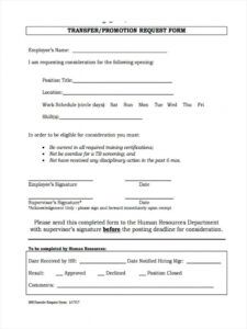free free 8 promotion request forms in pdf  ms word promotion request form template pdf