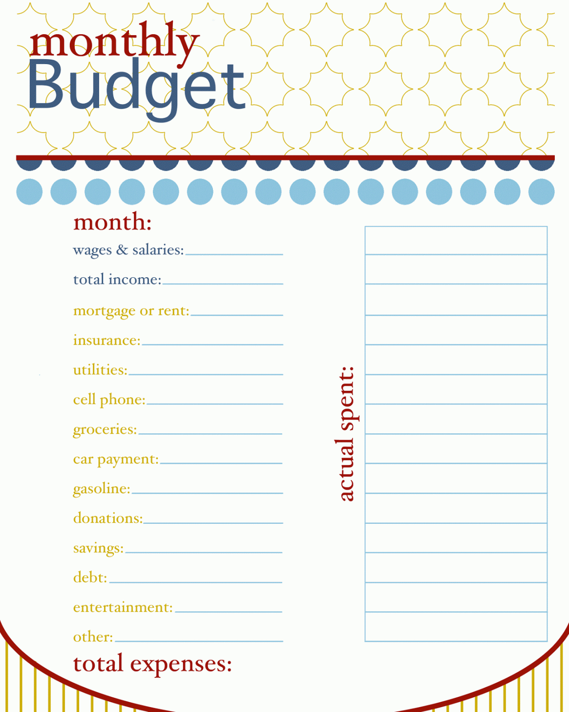 free southern busy working moms  monthly dinner menus &amp; budget monthly dinner menu template excel