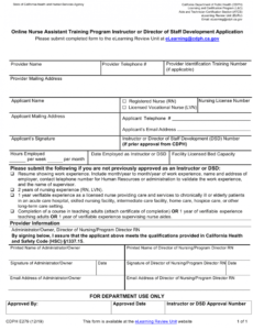 printable form cdph e279 download fillable pdf or fill online online class application form template word