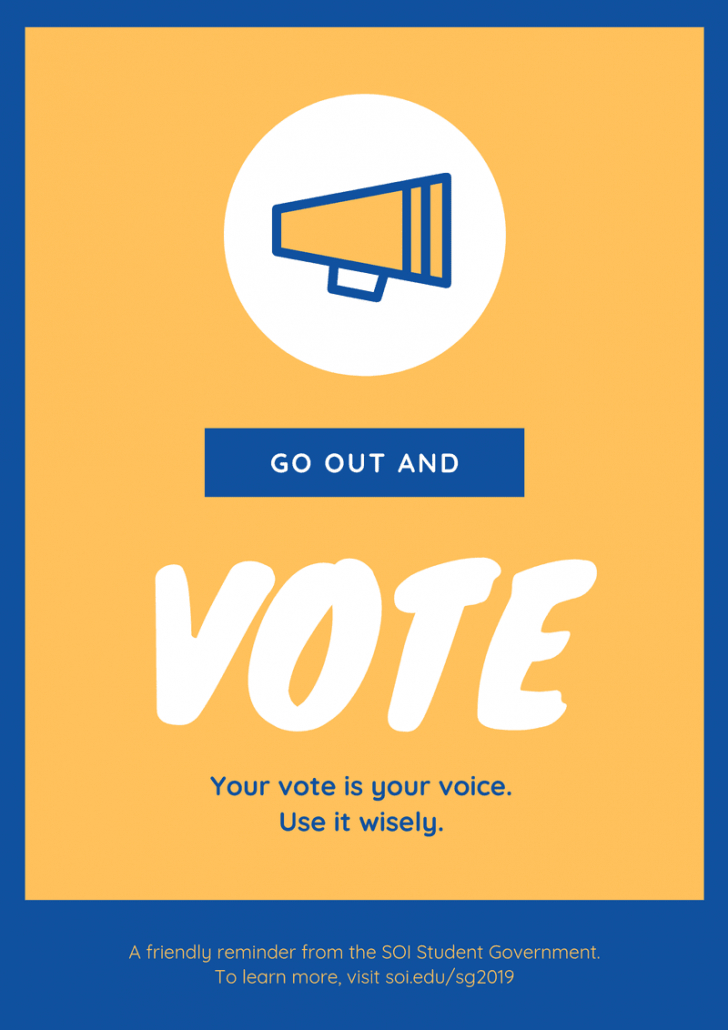 sample 10 techniques to win your student council election with student council campaign poster template word