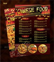 sample 20 chinese food menu designs &amp;amp; examples  psd ai docs chinese restaurant menu template word