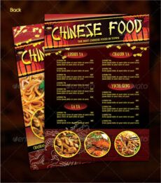 sample 20 chinese food menu designs &amp; examples  psd ai docs chinese restaurant menu template word