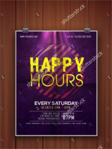 sample 22 happy hour flyer templates  word psd ai eps format happy hour menu template excel