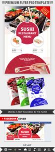 sample sushi restaurant menu psd flyer template 30164  styleflyers soul food menu template pdf