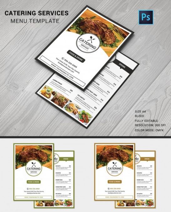 Costum Cheese Menu Template  Sample