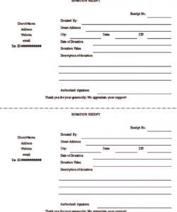 Costum Non Profit Donation Form Template  Sample