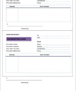 Editable Non Profit Donation Form Template  Example